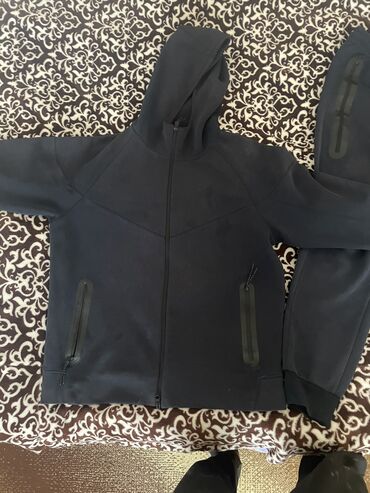 Толстовки: Мужская толстовка, XL (EU 42), Nike, Б/у, цвет - Синий, Самовывоз, Бесплатная доставка