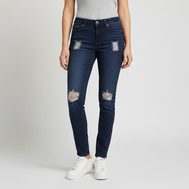 Jeansy: Guess, Jeansy damskie, rozmiar XL