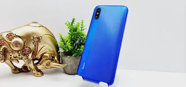 ксиоми 14: Xiaomi, Redmi 9A, Б/у, 64 ГБ, цвет - Синий, 2 SIM
