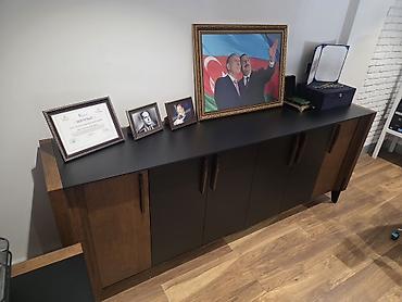 ofis stolları: Ofis mebel dəsti – direktor masasının komplekti Təzə Alınıb 3 aydı — 4