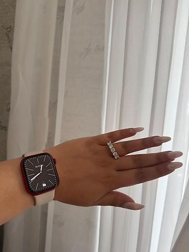 Apple Watch 7/45mm Məhsul: Ağıllı saat (kvadrat korpuslu), qırmızı