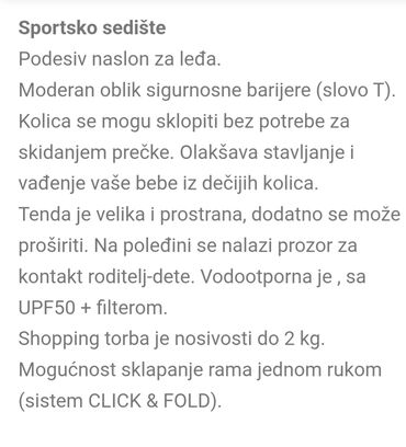 Kolica za bebe: KinderKraft Nubi kisobran kolica,polovna kao nova,odlicno — 11
