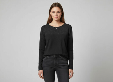 bluzki z błyszczącą nitką: Mango, Women's blouse, size M