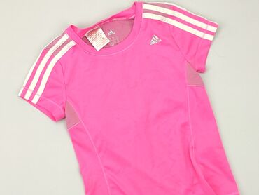 czerwona letnia sukienka midi: T-shirt, Adidas, 8 years, 122-128 cm, condition - Good