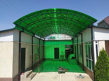 Навесы: Навес, Арочный, Металл, Поликарбонат — 1