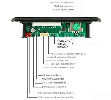 spotovi za auto: MP3 MODUL ZA MUZIKU 5V | Mp3 modul bez pojacala Ugradni modul za — 3