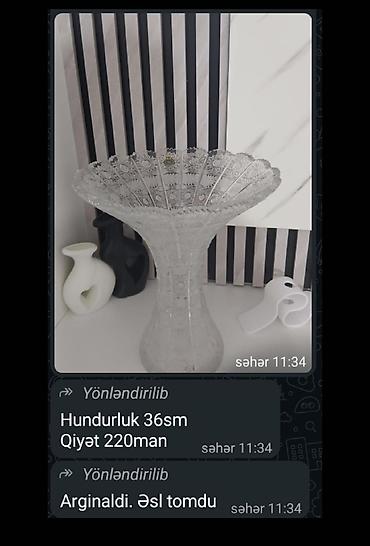 gul səbəti: Bir vaza, Xrustal — 1