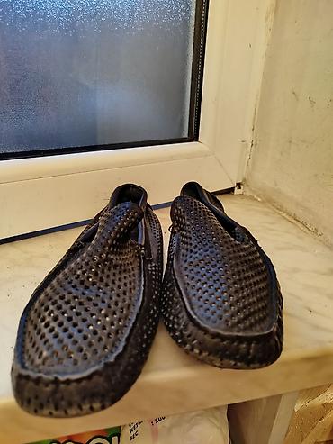 Makasin və loferlər: Məhsul: Kişi loaferləri (mokasin tipli) - Rəng: Qara - Material — 4