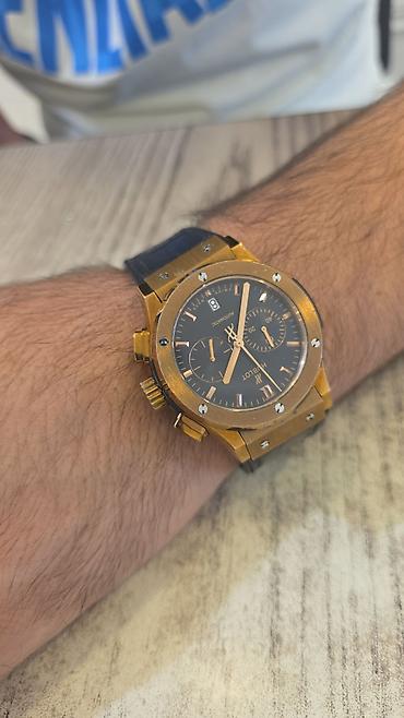 Наручные часы: Hublot üslubunda qol saatı - Korpus: qızılı tonlu metal, ön bezel 6 — 1