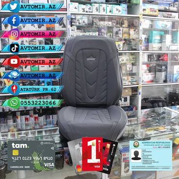 Oturacaq örtükləri: Oturacaq üçün cexol ( örtük, çexol ) istənilən avtomobilə var. Qiymət — 12