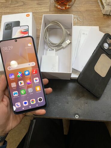 sabirabad telefon satisi: Xiaomi Redmi Note 12, 128 GB, rəng - Mavi, 
 Sənədlərlə, İki sim kartlı, Barmaq izi