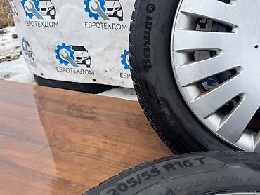 Колеса в сборе: Колеса в сборе 205 / 55 / R 16, Зима, Б/у, Комплект, Легковые, Железные, отверстий - 5 — 8