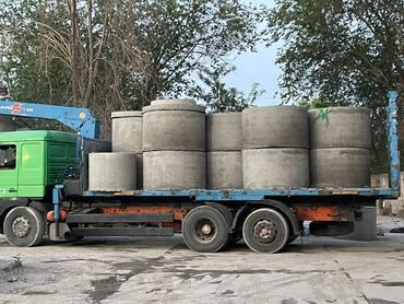 Железобетонные (ЖБИ) кольца для септика: Железобетонное (ЖБИ) кольцо для септика Размер: 75 x 90 x 8 см, Бесплатная установка, В розницу — 8