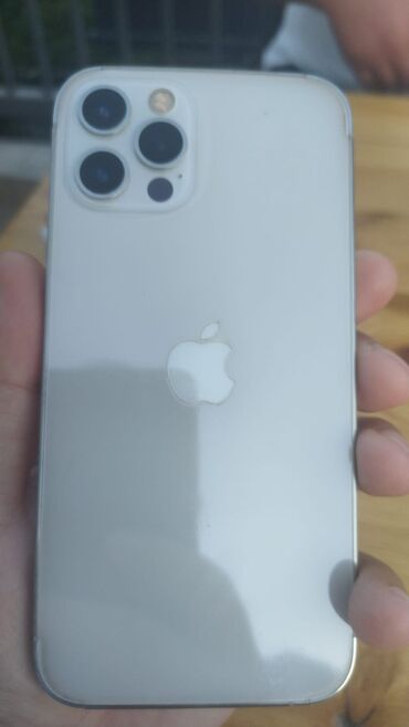 ТВ и видео: IPhone 12 Pro, 128 ГБ, Белый, Отпечаток пальца, Беспроводная зарядка, Face ID