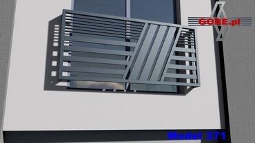 Обшивка лестниц: Металлические перила с геометрическим дизайном. Прочная конструкция — 5