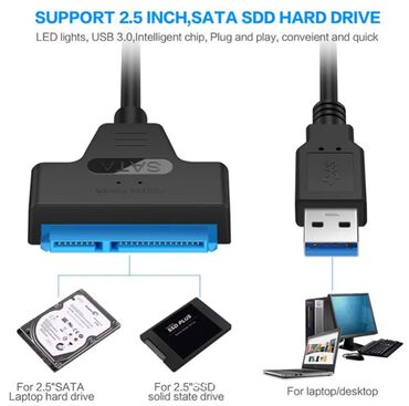 ucuz notebooklar: Sata kebel USB 3.0 Yenidi Sata kabel usb 3.0 SSD ve ya HDD 2.5