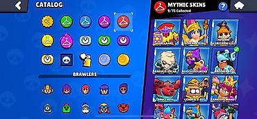 komputer vakansiya: Brawl Stars hesabı. Hesabın görüntülərdə görünən əsas göstəriciləri — 7