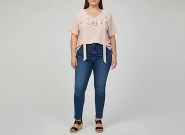 shein bluzki plus size: Women's blouse, size 3XL