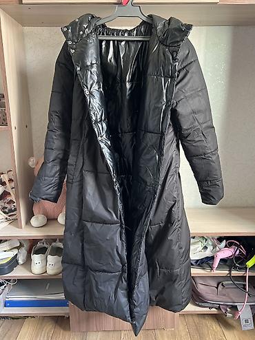 стильный пуховик: Пуховик, Длинная модель, Стеганый, L, XL — 2