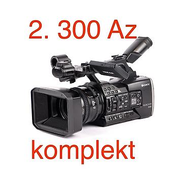 Videokameralar: Sony XDCAM peşəkar videokamera Əlim yandıda Özəlliklər: Alan peşman — 11