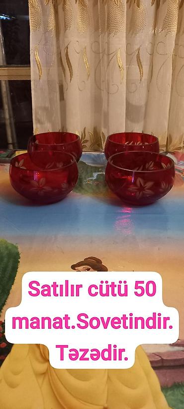 Çay dəstləri və servizlər: Çay dəsti, rəng - Göy, Farfor — 21