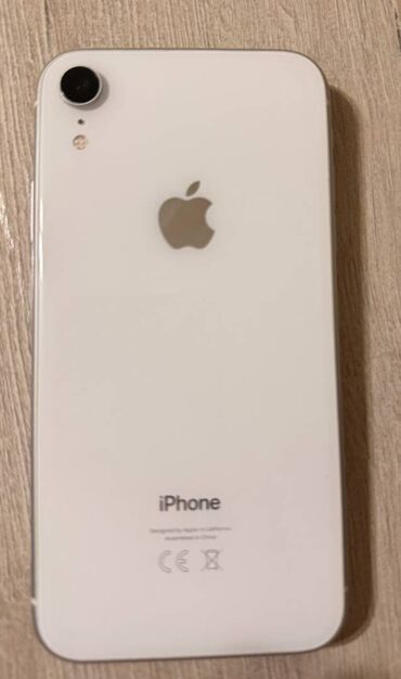 купить iphone x 256 бу: IPhone Xr, Колдонулган, 128 ГБ, Ак, Куту, 78 %