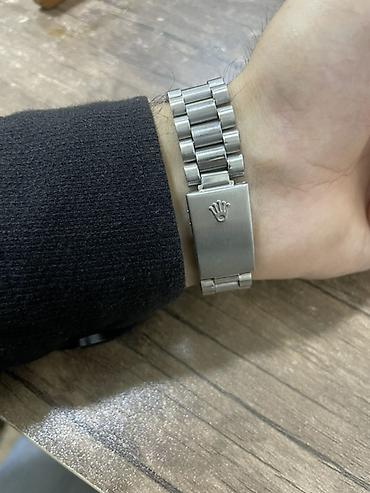 kisi ucun qolbaqlar: Rolex Paslanmayan poladdan kişi qol saatı — 4