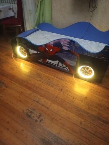 Təknəfərlik uşaq çarpayıları: Oğlan üçün, İşlənmiş, Çarpayı, Matras ilə