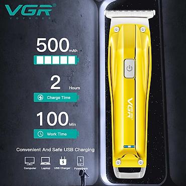 Trimmer VGR 955 / 956 - 500mAh / 100 Dəqiqə / Cord/Cordles / LED