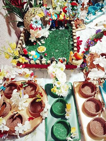 bag ucun dekorlar: Əl işi dekorativ kompozisiyalar və aksesuarlar - Novruz temalı mini — 2
