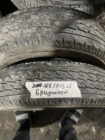 сапок бу: Шиналар 165 / >80 / R 13, Жай, Колдонулган, Жуп, Жеңил коммерциялык транспорт (C/LT), Жапония, Bridgestone
