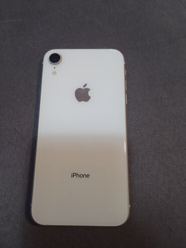 Apple iPhone: IPhone Xr, Б/у, 64 ГБ, White Titanium, 92 %