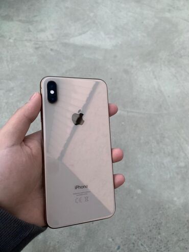 iphone xr цена в бишкеке бу: IPhone Xs Max, 256 ГБ, Золотой