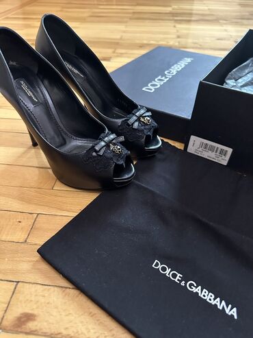35 36: Туфли, Dolce & Gabbana, Размер: 36.5, цвет - Черный, Новый