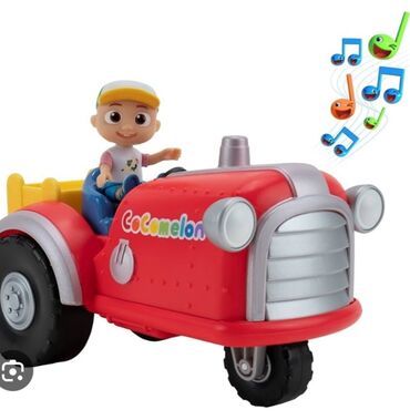 игрушки для малышей fisher price: Музыкальный трактор с Джей Джей из любимого мультисериала Cocomelon