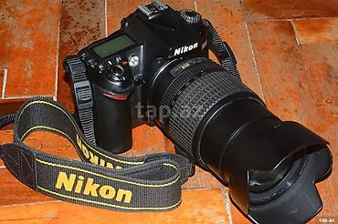 ses yaz: TƏCİLİ SATİLİR Nikon DSLR fotoaparat + tele-zoom obyektiv dəsti - — 1