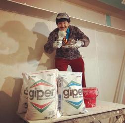 Sement: Qara suvaq əvəzi - Giper Gips məhsulları 100 kisə ölkə daxi̇li̇ — 2