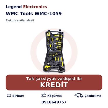 drel dəsti: Elan başlığı: Elektrik alətlər dəsti WMC Tools WMC-1059 Elektrik — 1