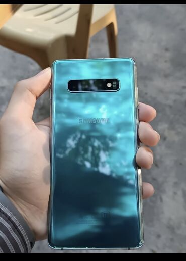 ekran samsung s10: Samsung Galaxy S10, 128 ГБ, цвет - Голубой, Отпечаток пальца, Беспроводная зарядка, Две SIM карты