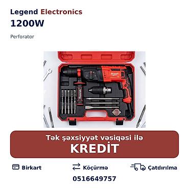 demir agac: Elan başlığı: Perforator, 1200W Elan mətni: Legend Electronics – — 1