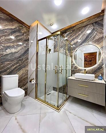 hamam dizaynlari: Mərmər üslublu hamamların dizaynı və tam təhvil-təslim təmiri Xidmət — 1
