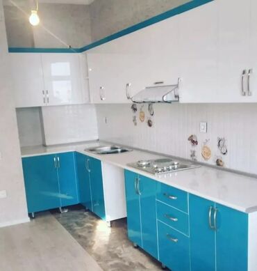 Sifarişlə mətbəx mebeli: Sifarişlə mətbəx dəsti, Özü çəkən petlələr, Mat laminat, Kredit var, Pulsuz çatdırılma, Rayonlara çatdırılma — 5