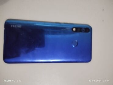 tecno spark 5 pro qiymeti: Tecno Camon 12 Air, 32 ГБ, цвет - Синий, Отпечаток пальца, Две SIM карты