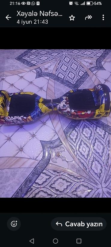 jet scooter: Qraffiti dizaynlı 6.5" hoverboard (self-balance scooter) - Rəngarəng — 1