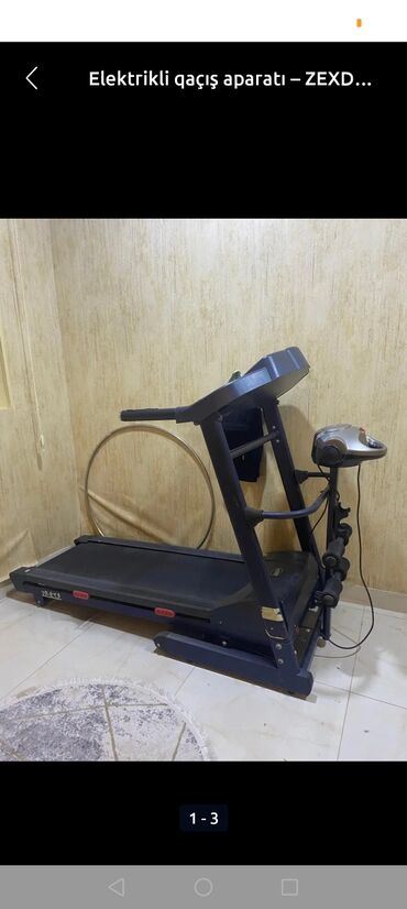 qaçış aparatı 2ci el: Elektrikli qaçış aparatı – ZEXDO - Güclü elektrikli treadmill, geniş lalafo.az -da qaçış aparatı 2ci el: Elektrikli qaçış aparatı – ZEXDO - Güclü elektrikli treadmill, geniş