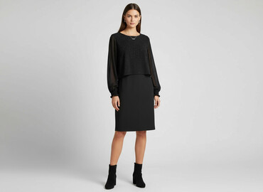 sukienki wieczorowa czarna długa: Orsay, Women`s dress, size M