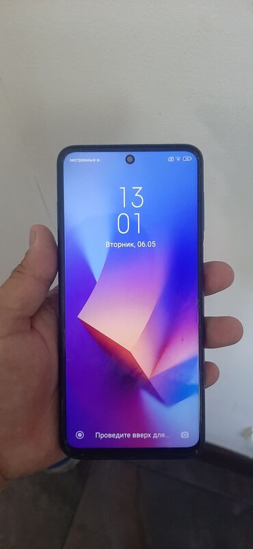 новый телефон редми: Redmi, Redmi Note 9 Pro, Б/у, 128 ГБ, цвет - Синий, 2 SIM