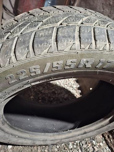 sequoia 2010: Шины 225 / 55 / R 17, Зима, Б/у, Пара, Легковые — 1