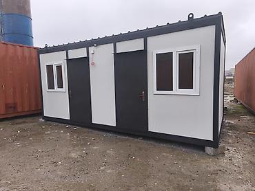 Konteynerlər: Metall karkaslı sendivic panel mobil konteyner/ofis modul - Ölçü — 1