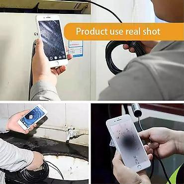 Другие аксессуары для компьютеров и ноутбуков: Эндоскоп - Камера c фонариком для Трудно доступных мест, 3,5 метра+ — 12